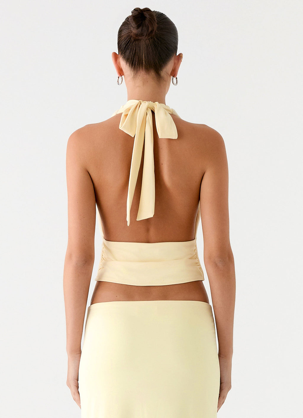 Ashi Cowl Top - Yellow