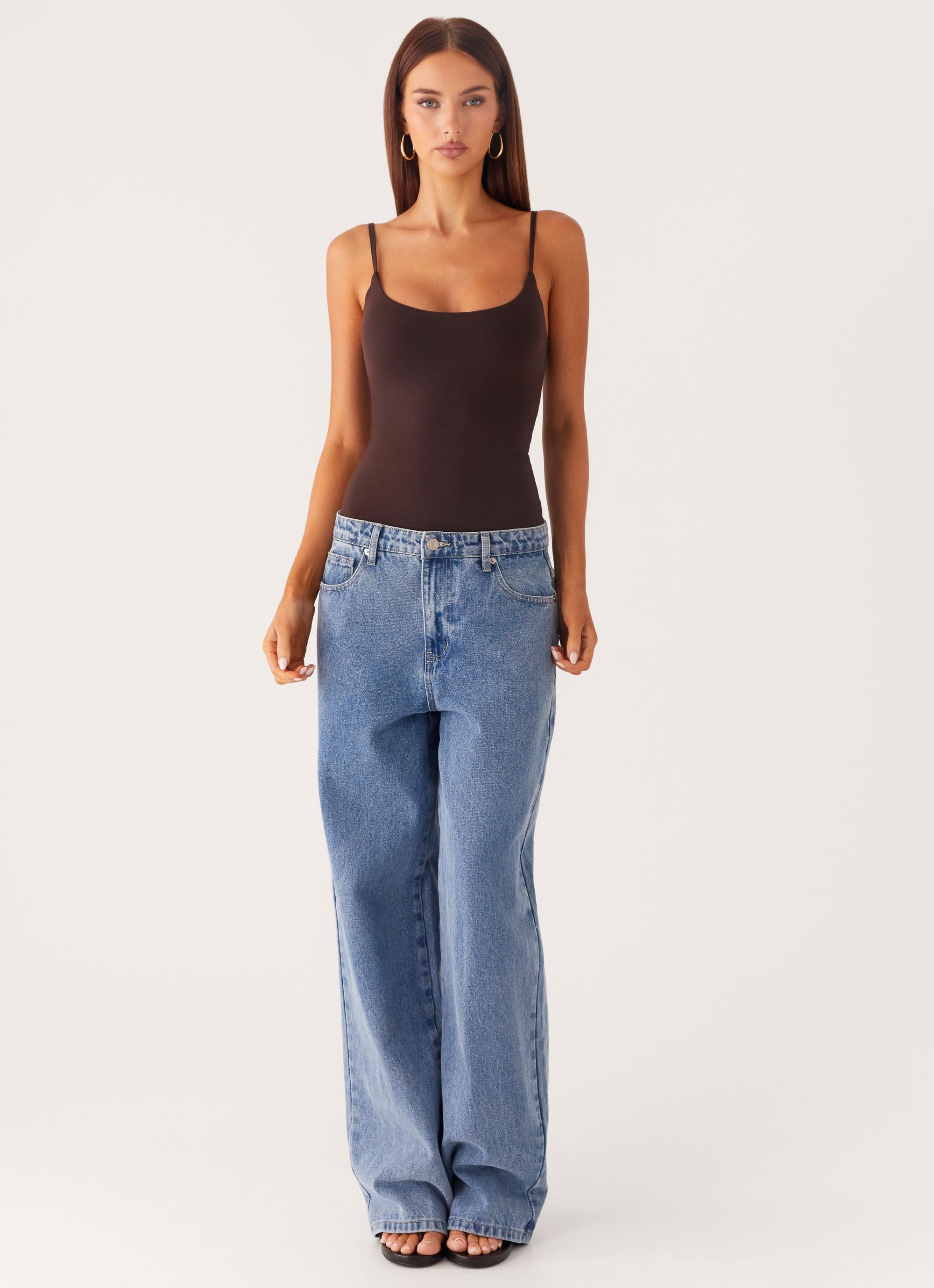 Blondie Tank Top - Chocolate